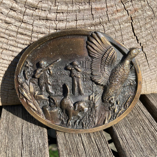 1983 Pheasant Hunting belt buckle