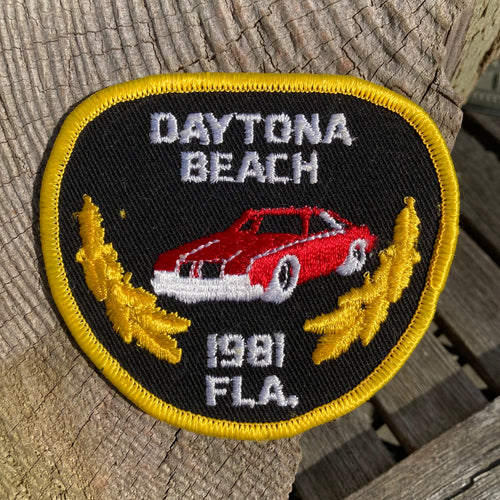 1981 Daytona Beach Embroidered Patch