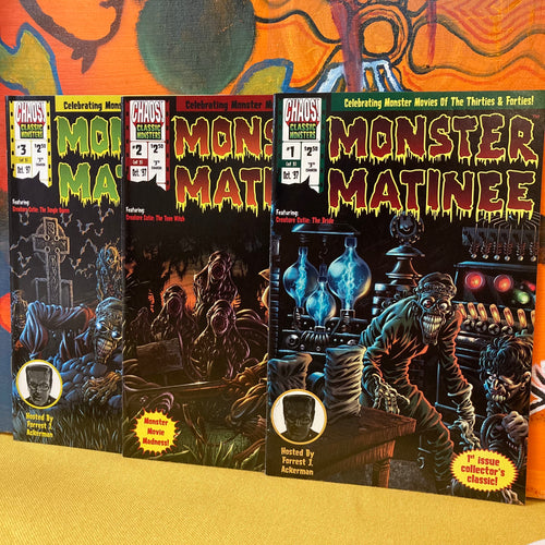 Monster Matinee comics #1-3 (Chaos!, 1997)