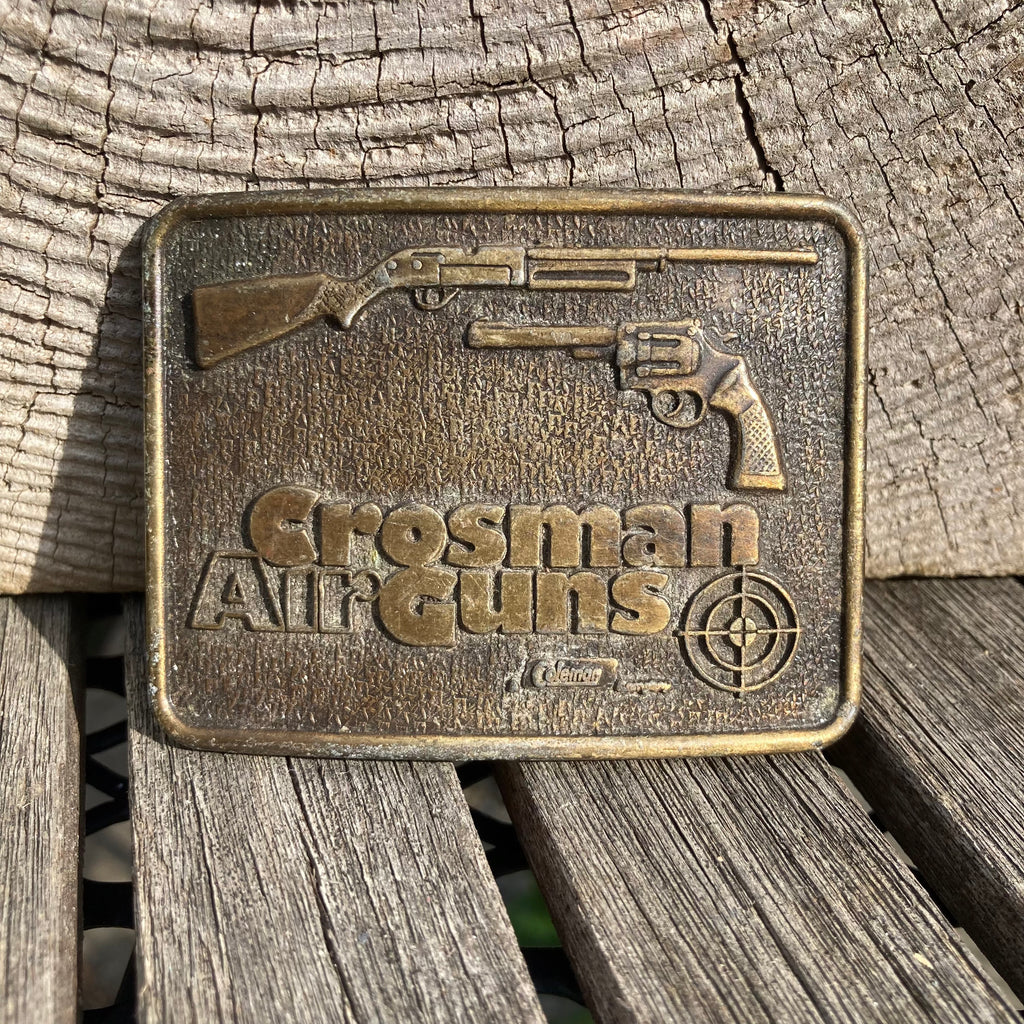 Vintage Crossman Airguns belt buckle – RAD Shirts Custom Printing