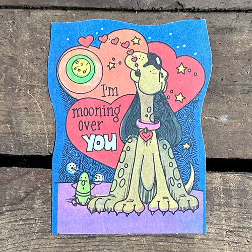 Vintage Space Themed Valentine