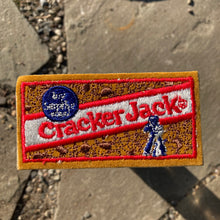 Vintage Cracker Jack patch. New old stock unused embroidered felt collectable