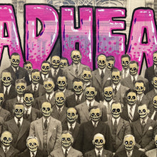 "DEADHEADS" hand drawn art on an antique photograph