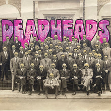 "DEADHEADS" hand drawn art on an antique photograph