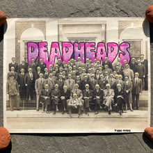 "DEADHEADS" hand drawn art on an antique photograph