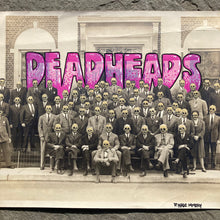 "DEADHEADS" hand drawn art on an antique photograph