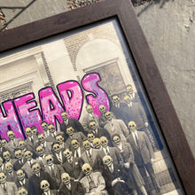 "DEADHEADS" hand drawn art on an antique photograph