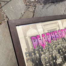 "DEADHEADS" hand drawn art on an antique photograph