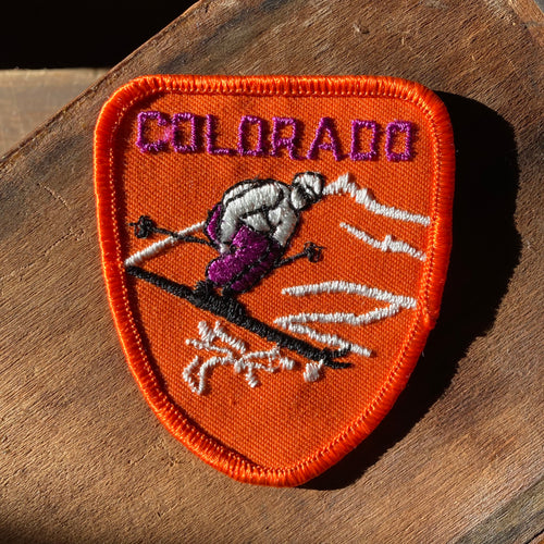 Vintage Colorado Skier patch