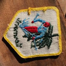 Vintage Vermont patch with Skier and Maple Leaf