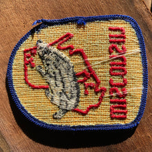 Vintage Wisconsin patch with a Badger