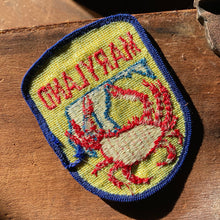 Vintage Maryland patch with a Crab