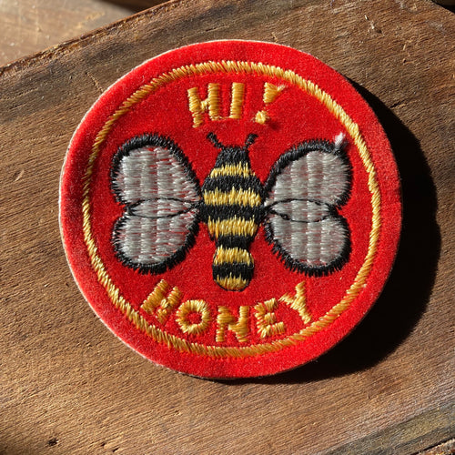 Vintage Hi! Honey bee patch