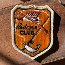 Vintage Rod & Gun Club fishing and hunting patch (Gold)