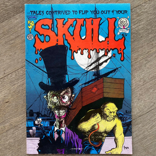 Amazing art of Greg Irons in SKULL comix #6 by Last Gasp. For sale at Rad Shirts, along with other underground comix and vintage art