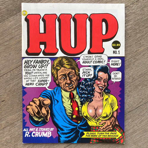 HUP #1 by Robert Crumb for sale with other comix and underground art at RAD SHIRTS in Manasquan NJ