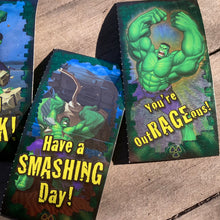 2004 Incredible Hulk Valentine card collection of 4