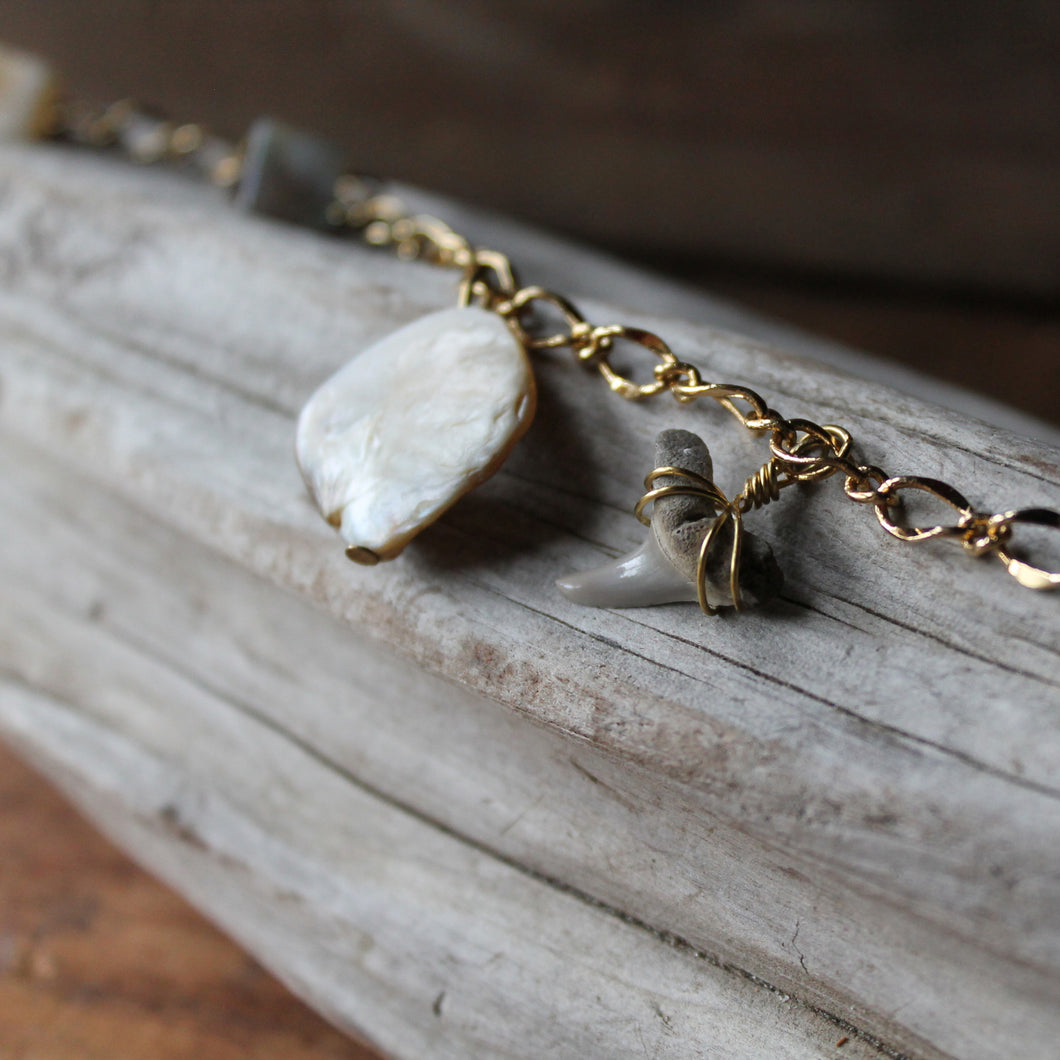 Shark charm store bracelet