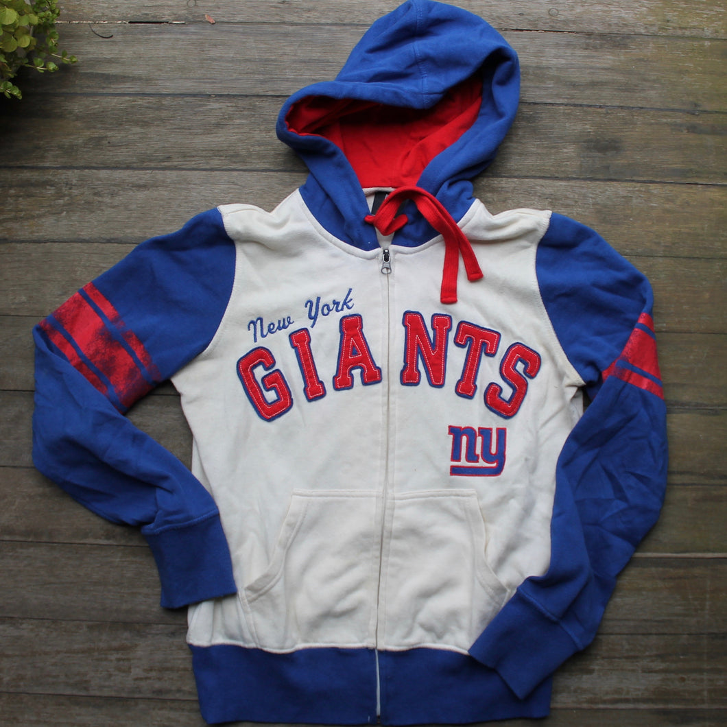 Retro style New York Giants women's zip-up hooded sweatshirt – RAD Shirts  Custom Printing