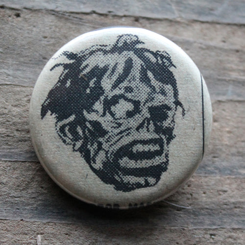 Retro Zombie pinback button - RadCakes Shirt Printing